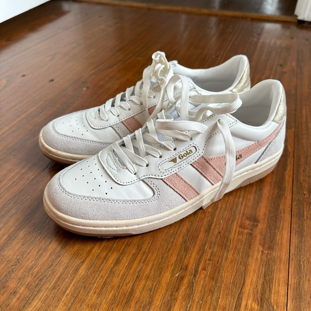 Gola Hawk white/pink sneakers